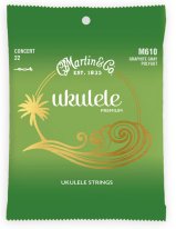 Martin M610 Premium Polygut Ukulele Strings, Concert