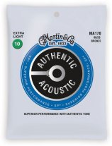 Martin MA170 SP 80/20 Bronze Acoustic Guitar Strings Ex Lt 10-47