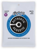 Martin MA175 SP 80/20 Bronze Acoustic Guitar Strings Cst Lt 11-52