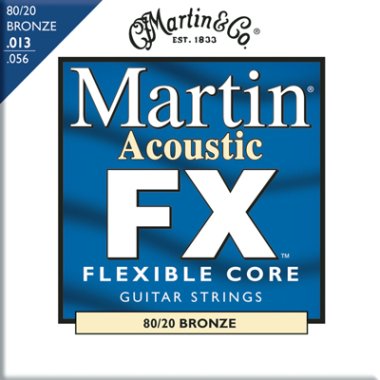 Martin MFX650 Flexible Core 80/20 Bronze Acoustic Guitar FX Med 13.56