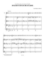 Maurat | Dulces Cuevas de Guadix for 4 guitars and flute