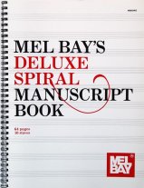 Mel Bay's 10 Stave Deluxe Spiral Manuscript Book