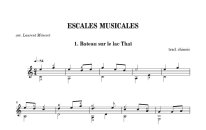 Meneret | Escales musicales for solo guitar