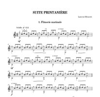 Meneret | Suite printaniere for solo guitar