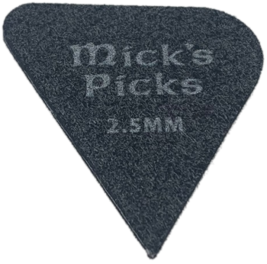 Mick's Picks UKE-1 Triad Gray Flextex Ukulele Pick, 2.5mm, One Pick