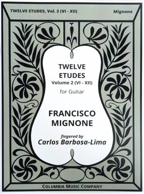 Mignone | Twelve Etudes for Solo Guitar, Vol. 2