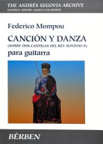 Mompou | Cancion Y Danza for solo guitar