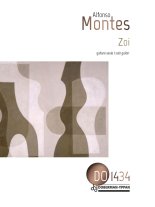 Montes | Zoi for solo guitar
