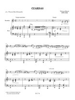 Monti arr. by Beer-Demander | Czardas for mandolin and piano