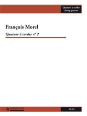 Morel | Quatuor a Cordes No. 2 for string quartet