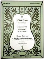 Moreno-Torroba | Sonatina (New Edition) for solo guitar