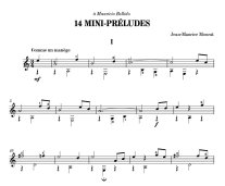 Mourat | 14 Mini-preludes for solo guitar