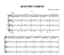 Mourat | Quatuors ludiques for 4 guitars