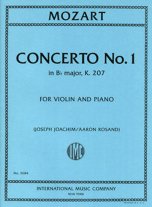 Mozart | Concerto No. 1 In Bb Major (For Vln & Pno)