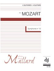 Mozart | Symphonie No. 13 for 4 guitars