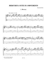 Muir | Mercurius: Suite in 3 Movements for solo ukulele