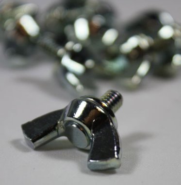 Murata Guitar Support replacement wing-nut, one nickel