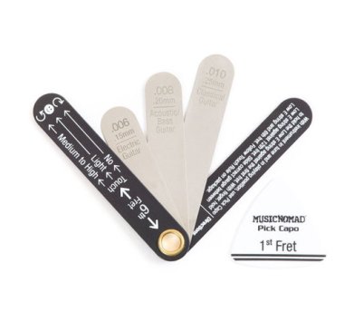 Music Nomad Precision Truss Rod Gauge with Pick Capo