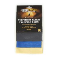 Music Nomad Super Soft Edgeless Microfiber Suede Polishing Cloth 3-Pak