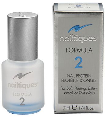 Nailtiques Formula 2 Nail Protein .25 fl oz bottle, blue
