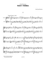 Narvaez | Mar y tierra for guitar and marimba