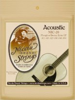Nicola NIC-50 Medium Phosphor Bronze Acoustic Strings 13-58