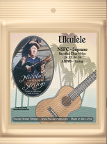 Nicola NSFC Soprano Ukulele Strings, Rectifed Nylon, Full Set