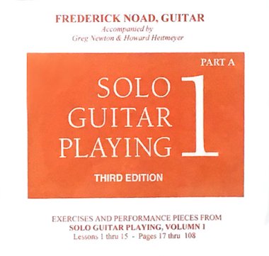 Noad | Solo Guitar Playing Vol. 1 part A CD only