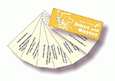 Notecracker: Jokes and Quotes (yellow)