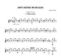 Nousis | Sept scenes musicales for solo guitar