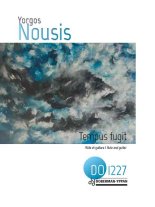 Nousis | Tempus fugit for guitar and flute