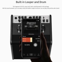 NUX Stageman II AC-60, 60W Portable Acoustic Guitar Amplifier with Bluetooth