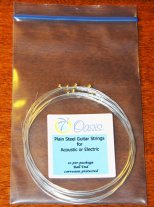 Oasis Corrosion Protected Plain Steel Guitar String .009, Pack of 10
