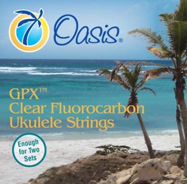 Oasis Flourocarbon Uke Conc/Sop/Ten Warm Unwound Low G, Double Set