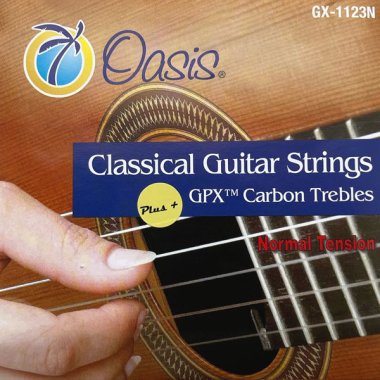 Oasis GPX+ Carbon NT Classical Guitar Strings, Treble Set