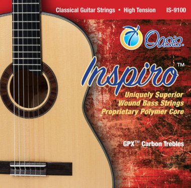 Oasis Inspiro HT Carbon Classical Guitar Strings, Full Set