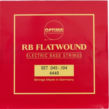 Optima 4440.L RB Flatwound Electric Bass Guitar Strings 45-104