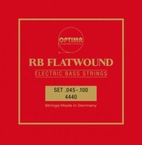 Optima 4440.L RB Flatwound Electric Bass Guitar Strings 45-100