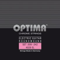 Optima Chrome Roundwound Electric Guitar Light 9-42