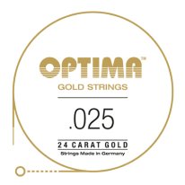 Optima GE025 24K Gold Plated .025, Wound Single String
