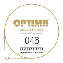 Optima GE046 24K Gold Plated .046, Wound Single String