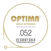 Optima GE052 24K Gold Plated .052, Wound Single String