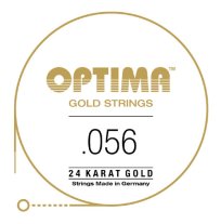 Optima GE056 24K Gold Plated .056, Wound Single String