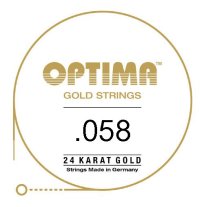 Optima GE058 24K Gold Plated .058, Wound Single String