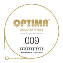 Optima GPS009 24K Gold Plated .009, Single String