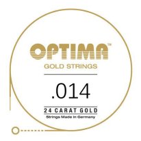 Optima GPS014 24K Gold Plated .014, Single String