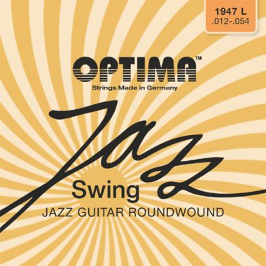 Optima Jazz Swing 1947 L Chrome Roundwound Electric Guitar Light 12-54