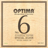 Optima No. 6 SCLT Special Silver, Carbon LT Guitar Strings, Full Set