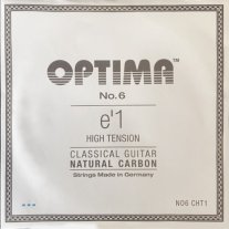 Optima NO6 CHT1 Natural Carbon, High Tension, E1 single string
