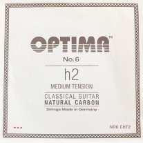 Optima NO6 CHT2 Natural Carbon, High Tension, B2 single string